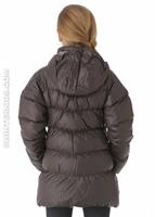 Girls Transit Down Jacket (Graphite Grey) - Back View