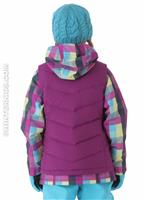 Girls Vestamatic Triclimate 3-in-1 Jacket (Premiere Purple) - Back View