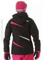 Girls Insulated Elsa Jacket (TNF Black) - Back View