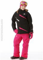 Girls Insulated Elsa Jacket (TNF Black) - Alt. View