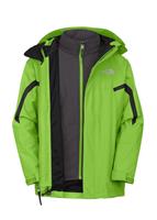 Boys Nimbostratus Triclimate 3-in-1 Jacket (Glo Green) - Studio Shot