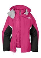 Girls Boundary Triclimate 3-in-1 Jacket (Razzle Pink/TNF Black) - Girls Boundary Triclimate 3-in-1 Jacket (Razzle Pink/TNF Black)