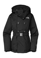 Girls Hilaree Down Peacoat (TNF Black) - Studio Shot