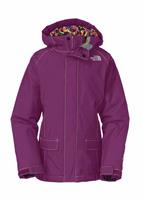 Girls Insulated Cameele Jacket (Premiere Purple) - Studio Shot