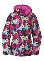 Girls Insulated Denay Jacket (Razzle Pink Floral) - Girls Insulated Denay Jacket (Razzle Pink Floral)