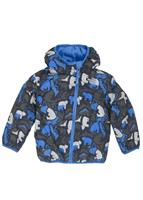 Infant Reversible Perrito Jacket (Jake Blue) - Reverse Side