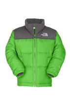Toddler Nuptse Jacket (Glo Green/Graphite Grey) - Toddler Nuptse Jacket (Glo Green/Graphite Grey)