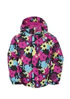Toddler Insulated Denay Jacket (Razzle Pink Floral) - Toddler Insulated Denay Jacket (Razzle Pink Floral)