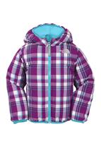 Toddler Reversible Down Moondoggy Jacket (Turquoise Blue) - Reverse Side