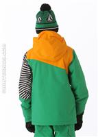 Boys Ace Insulated Jacket (Poison) - Back View