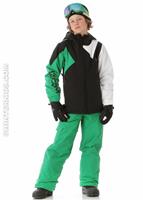 Boys Impact Insulated Jacket (Black) - Alt. View