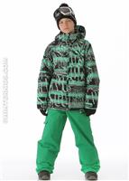 Boys Impact Insulated Jacket (Echo Stripe) - Alt. View