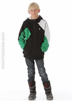 Taxman Sherpa Lined Fleece Full Zip (Black) - Alt. View