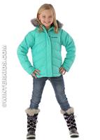 Girls Alpine Glow Jacket (Atlantis) - Columbia Girls Alpine Glow Jacket (Atlantis) Full