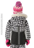 Sunrise Jacket (Black) - Obermeyer Girls Sunrise Jacket (Black) Back                                                                                                           