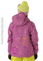 PF JULIUS PFUNFETTI JKT (LT ORCHID) - Paul Frank Girls Julius PFunfetti Insulated Jacket (Light Orchid) Back                                                                                
