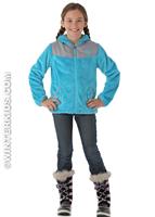Girls Oso Hoodie (Turquoise Blue) - The North Face Girls Oso Hoodie (Turquoise Blue) Full
