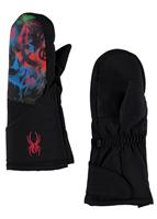 Mini Marvel Overweb Ski Mitten - Black/Avengers - Spyder Mini Marvel Overweb Ski Mitten - WinterKids.com