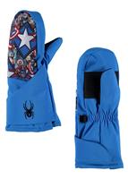 Mini Marvel Overweb Ski Mitten - French Blue/Captain - Spyder Mini Marvel Overweb Ski Mitten - WinterKids.com