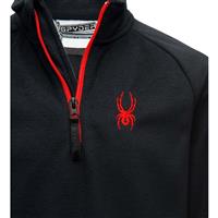 Spyder Speed Fleece Zip T-Neck - Boy's - Black