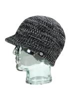 Boys Incline Visor Beanie (Black) - Boy's Incline Visor Beanie (Black)