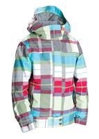 Girls Smarty Chloe Insulated 3-in-1 Jacket (Tutti Frutti Plaid) - Studio Shot                                                                                                                                           