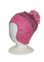 Snowhaven Earflap Beanie (Pink Taffy/Very Pink/Raspberry) - Snowhaven Earflap Beanie (Pink Taffy/Very Pink/Raspberry)
