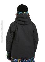 Boys Rodeo Jacket (Black Denim) - Back View