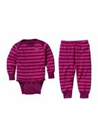 F11 Baby Cap 3 MW Set (Sandstone Stripe: Bougainvillea) - 2011 Baby Cap 3 MW Set (Sandstone Stripe: Bougainvillea)