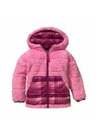 Baby Reversible Tribbles Jacket (Headlands Plaid: Bougainvillea) - Reverse Side