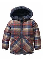 Baby Reversible Tribbles Jacket (Headlands Plaid: Prussian Blue) - Baby Reversible Tribbles Jacket (Headlands Plaid: Prussian Blue)