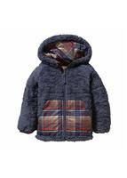 Baby Reversible Tribbles Jacket (Headlands Plaid: Prussian Blue) - Baby Reversible Tribbles Jacket (Headlands Plaid: Prussian Blue) Reverse