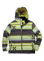 Boys Stripe Insulated Jacket (Acid Skurvy Stripe) - Studio Shot