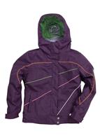 Girls Lumina Insulated Jacket (Grape Linen) - Studio Shot