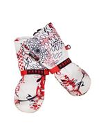 F11 Bitsy Cubby Long Mitten (White Multi Swirl Print) - 2011 Bitsy Cubby Long Mitten (White Multi Swirl Print)