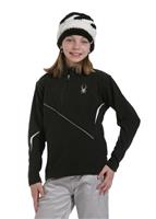 Girls Flicker Fleece T-Neck (Black) - Girls Flicker Fleece T-Neck (Black)