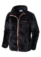 Columbia Fire Side Sherpa Full Zip - Girl's - Black / Tiki Pink
