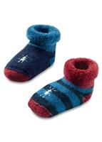 Baby Bootie Batch- 2 Pairs (Arctic Blue) - 'Baby Bootie Batch- 2 Pairs (Arctic Blue)