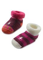 Baby Bootie Batch- 2 Pairs (Berry) - Baby Bootie Batch- 2 Pairs (Berry)
