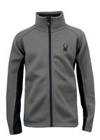 Boys Constant Full Zip Sweater (Castlerock) - Studio Shot