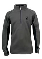 Boys Outbound Half Zip Sweater (Castlerock) - Studio Shot
