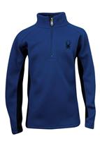 Boys Outbound Half Zip Sweater (Just Blue) - Studio Shot