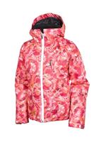 Girls Amber Technical Jacket (Pink Cloud Print) - Studio Shot
