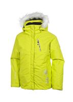 Girls Jackie Technical Jacket (Electric Yellow) - Studio Shot