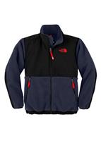 Boys Denali Jacket (Deep Water Blue/TNF Black) - Studio Shot