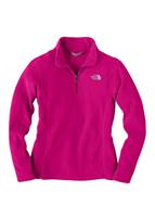 Girls Glacier 1/4 Zip (Razzle Pink) - Studio Shot