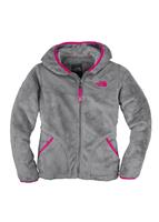 Girls Oso Hoodie (Metallic Silver/Razzle Pink) - Studio Shot