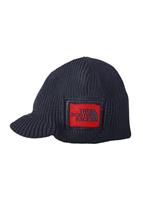Boys Sideways Beanie (Deep Water Blue/Fiery Red) - Boys Sideways Beanie (Deep Water Blue/Fiery Red)