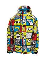 Boys Snaggle Strip Insulated Jacket (Acid Snaggle Strip) - 686 Boys Snaggle Strip Insulated Jacket (Acid Snaggle Strip) Studio