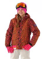 Girls Authentic Prep Jacket (Raspberry Leopard Lace)